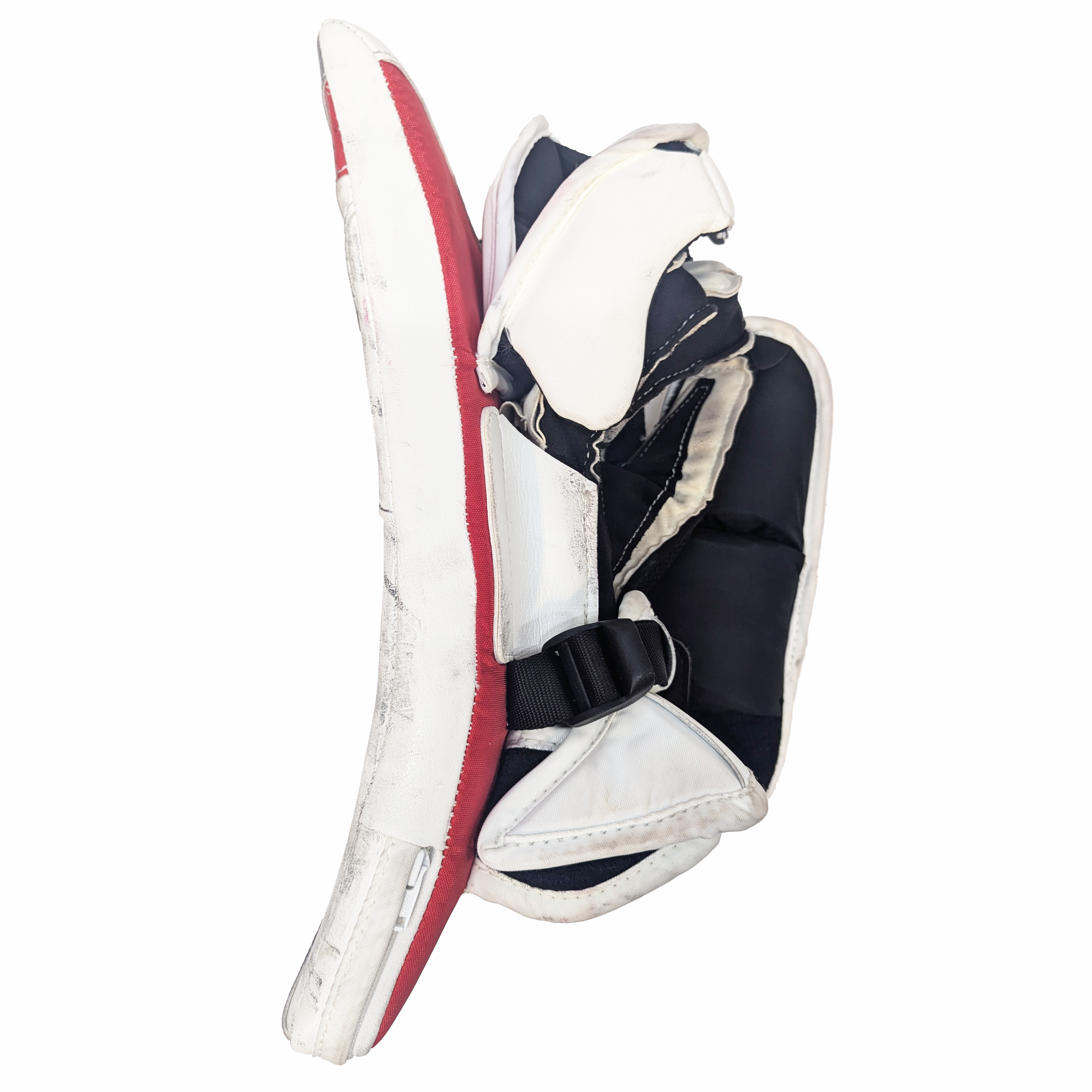 CCM Axis 2 - Bloqueur de gardien de but Pro Stock d'occasion (blanc/rouge)